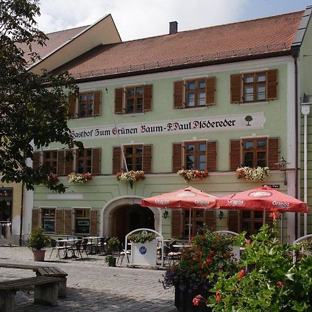 Hotel Zum Grunen Baum Plattling Kültér fotó